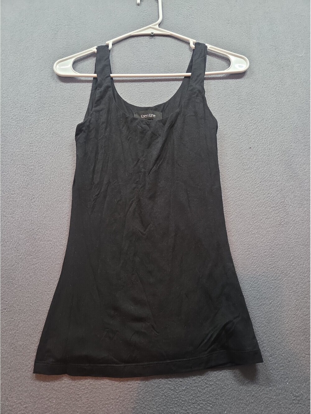 women's black lined tank top by Karen Kane size XS